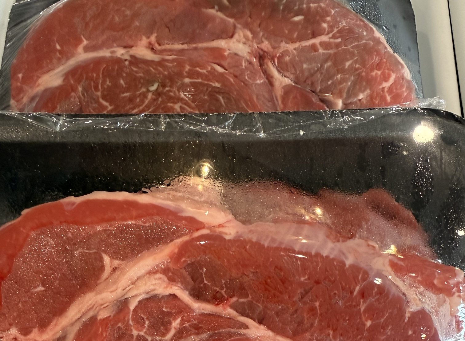Boneless chuck roast with rich marbling